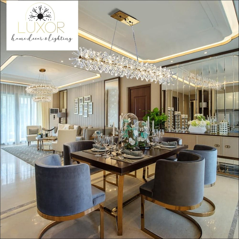 pendant lighting Charles Crystal Hanging Pendant Light - Luxor Home Decor & Lighting