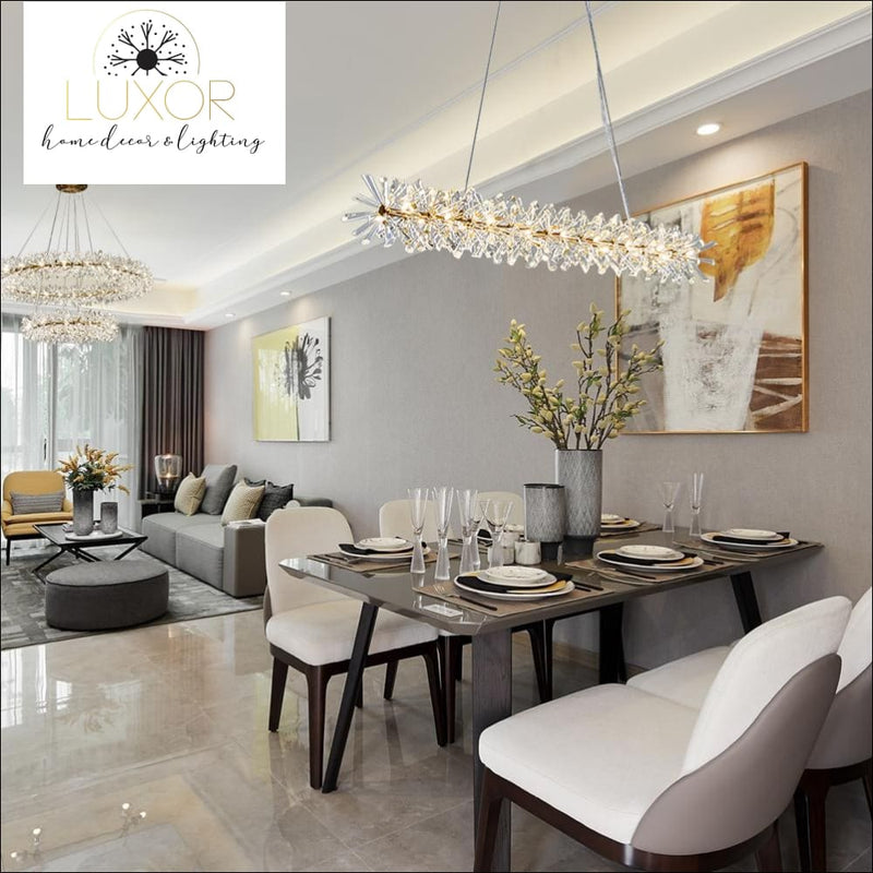 pendant lighting Charles Crystal Hanging Pendant Light - Luxor Home Decor & Lighting