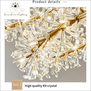pendant lighting Charles Crystal Hanging Pendant Light - Luxor Home Decor & Lighting