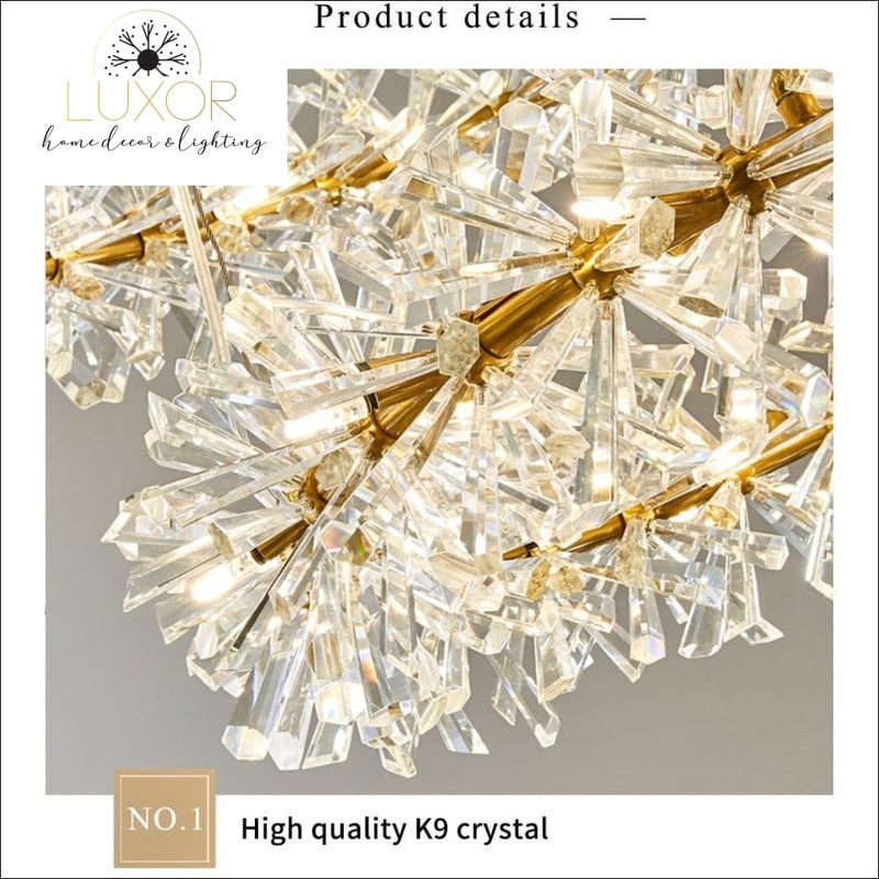 pendant lighting Charles Crystal Hanging Pendant Light - Luxor Home Decor & Lighting