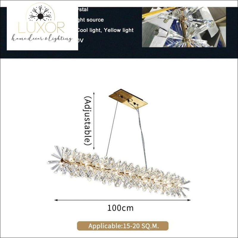 pendant lighting Charles Crystal Hanging Pendant Light - Luxor Home Decor & Lighting
