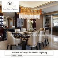 chandeliers Charleston Golden Crystal Chandelier - Luxor Home Decor & Lighting