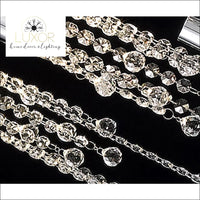 chandeliers Charlini Crystal Chandelier - Luxor Home Decor & Lighting