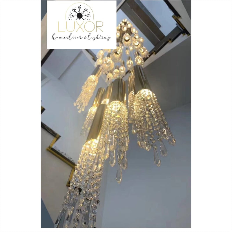 chandeliers Charlini Crystal Chandelier - Luxor Home Decor & Lighting