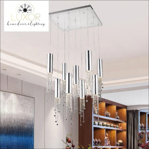 chandeliers Charlini Crystal Chandelier - Luxor Home Decor & Lighting