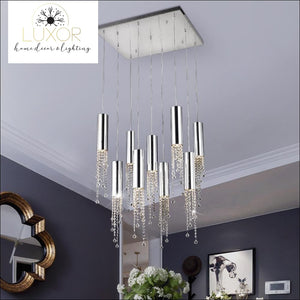 chandeliers Charlini Crystal Chandelier - Luxor Home Decor & Lighting