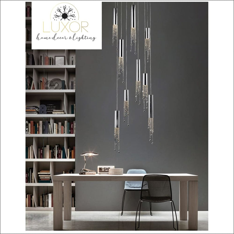 chandeliers Charlini Crystal Chandelier - Luxor Home Decor & Lighting