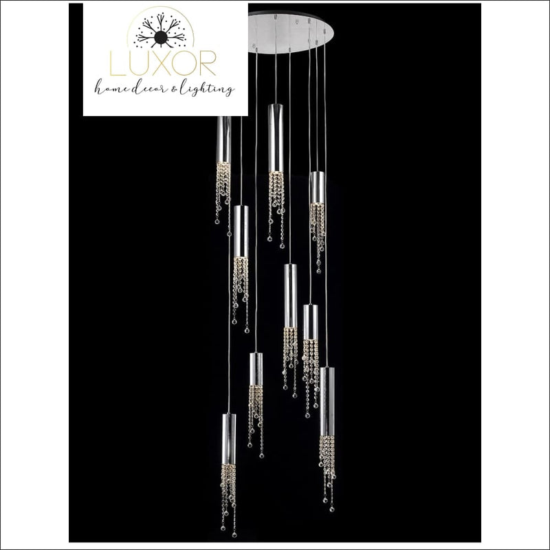 chandeliers Charlini Crystal Chandelier - Luxor Home Decor & Lighting