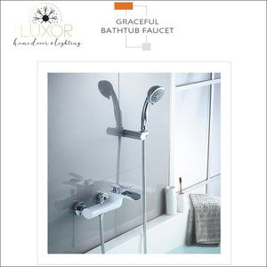 faucets Charlotte Chrome Shower Set - Luxor Home Decor & Lighting