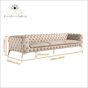 Chesterfield Velvet Sofa