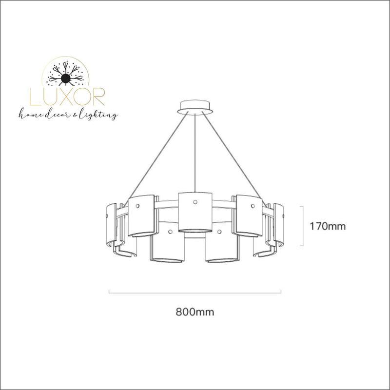 chandeliers Clairity Modern Chandelier - Luxor Home Decor & Lighting