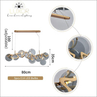 pendant lighting Clarin Modern Hanging Lamp - Luxor Home Decor & Lighting
