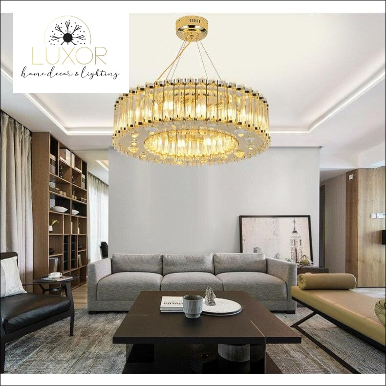 chandeliers Clarisse Crystal Chandelier - Luxor Home Decor & Lighting