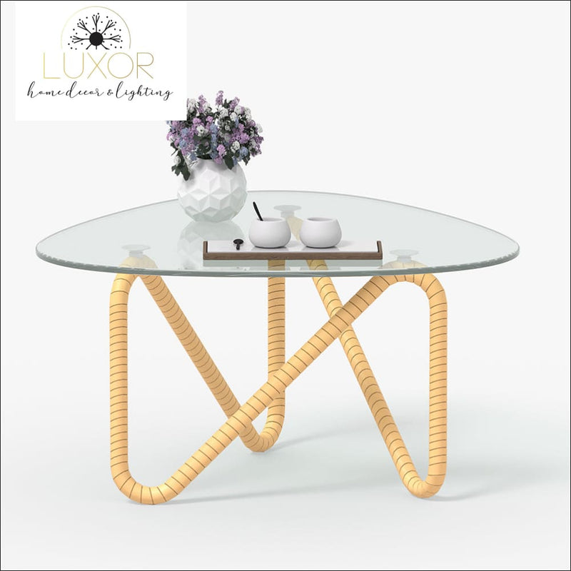 Clarivi 4 Pieces Outdoor Rattan Set - Outdoor Seating