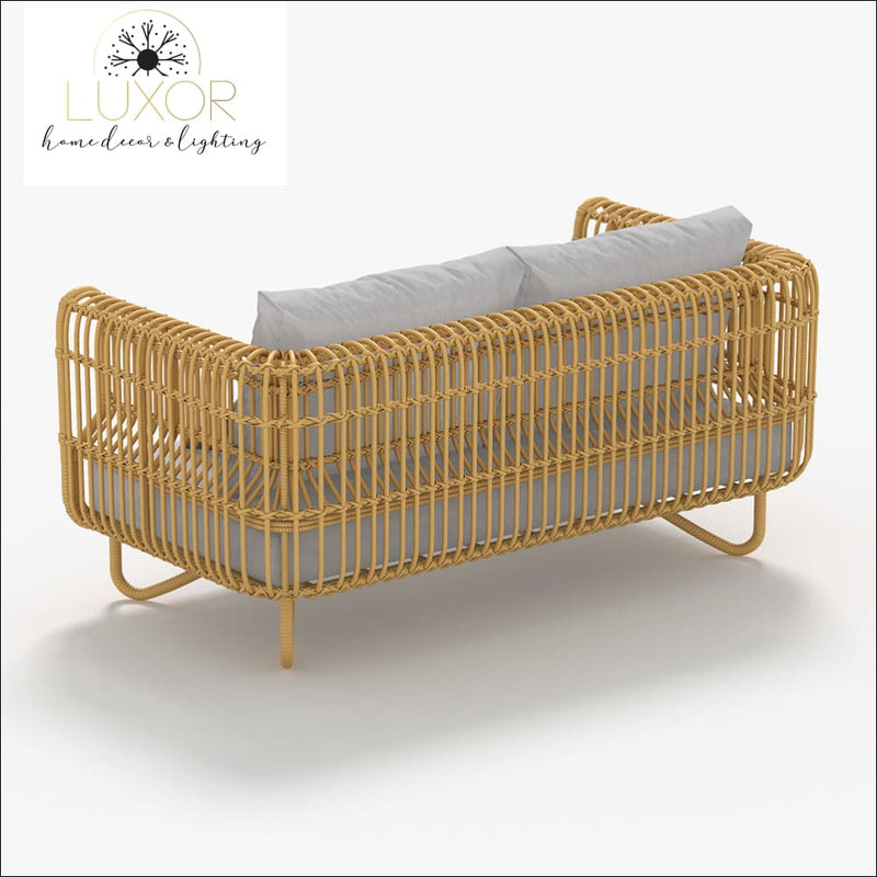 Clarivi 4 Pieces Outdoor Rattan Set - Outdoor Seating
