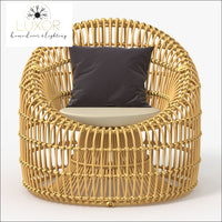 Clarivi 4 Pieces Outdoor Rattan Set - Outdoor Seating
