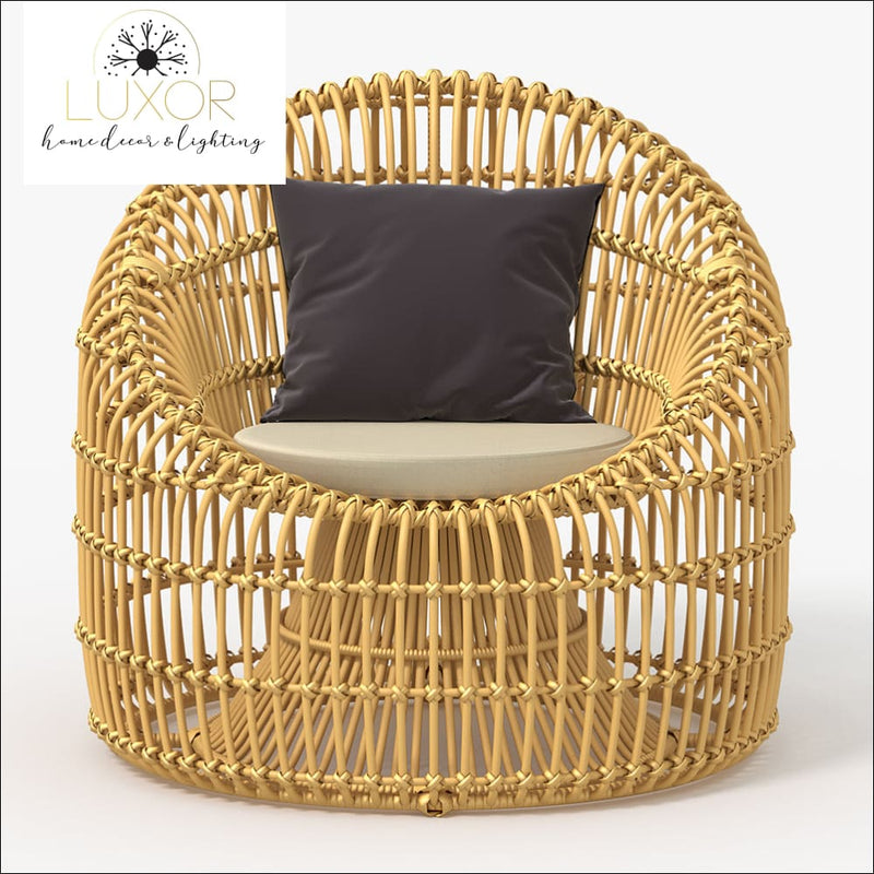 Clarivi 4 Pieces Outdoor Rattan Set - Outdoor Seating