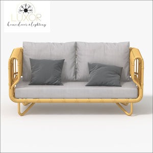 Clarivi 4 Pieces Outdoor Rattan Set - Outdoor Seating