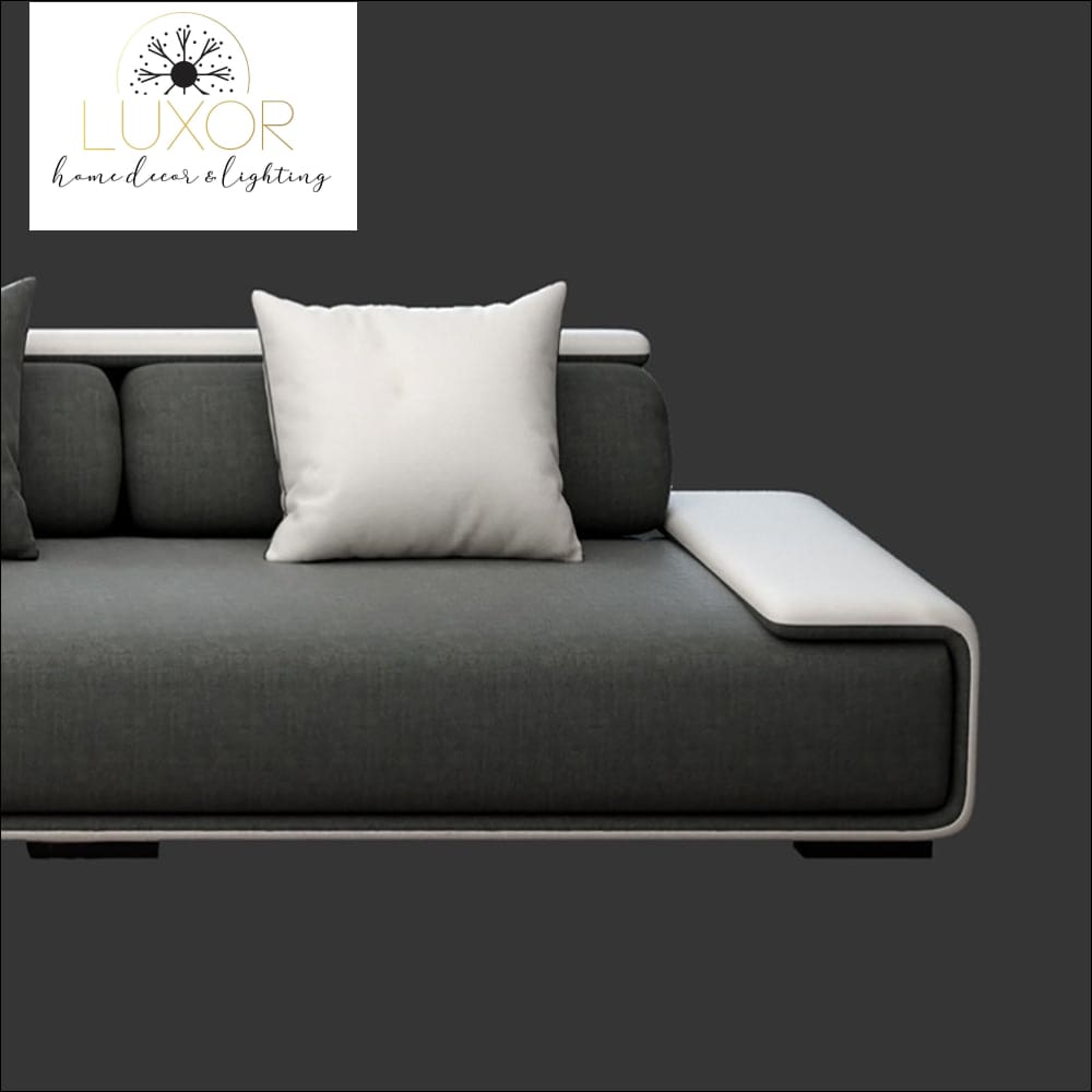 Linen Upholstered Sofa Modern Sectional Sofa