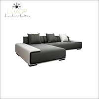 Linen Upholstered Sofa Modern Sectional Sofa