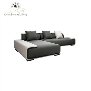 Linen Upholstered Sofa Modern Sectional Sofa