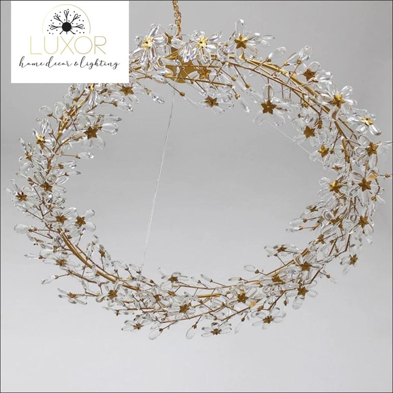 Clover Leaf Crystal Chandelier - chandeliers