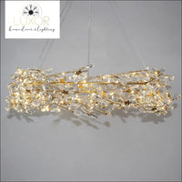 Clover Leaf Crystal Chandelier - chandeliers