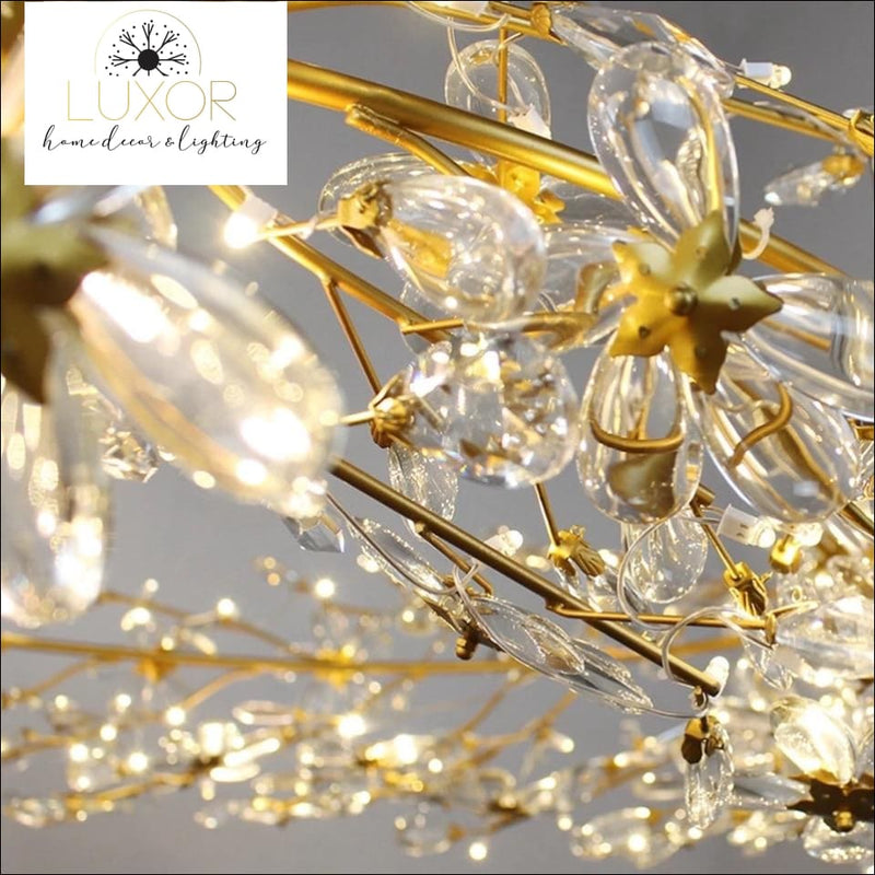 Clover Leaf Crystal Chandelier - chandeliers