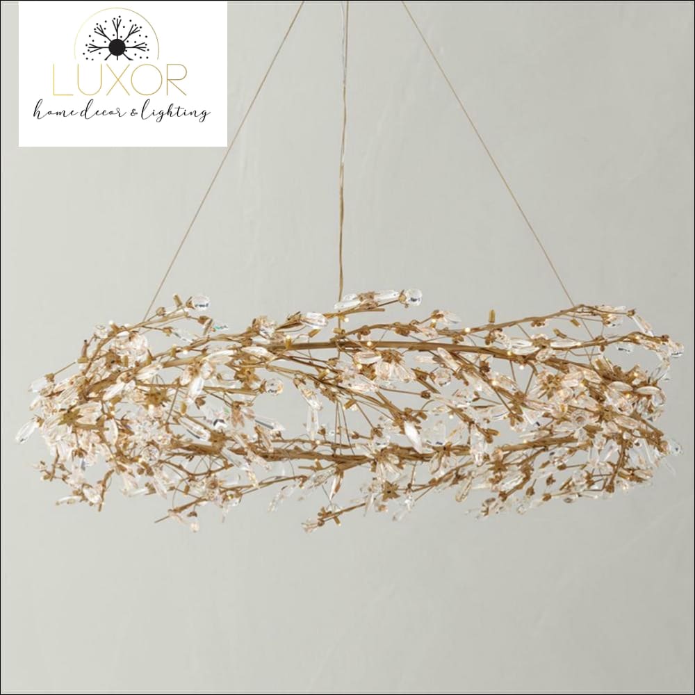 chandeliers Clover Leaf Crystal Chandelier - Luxor Home Decor & Lighting