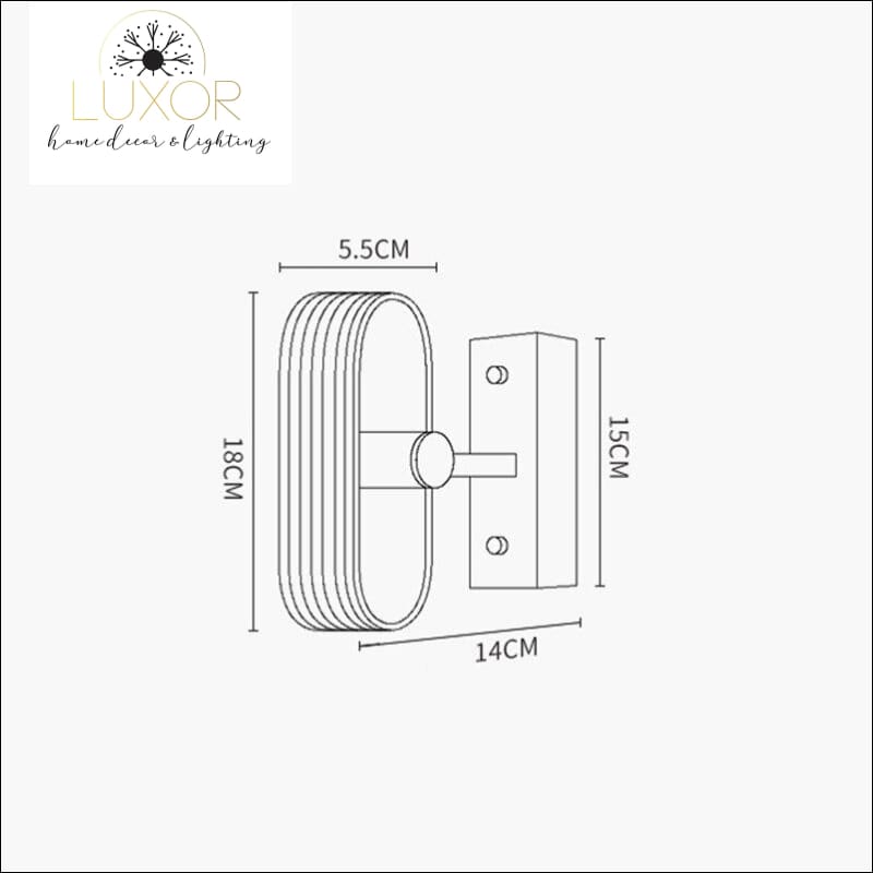 wall lighting Collony Nordic Wall Sconce - Luxor Home Decor & Lighting