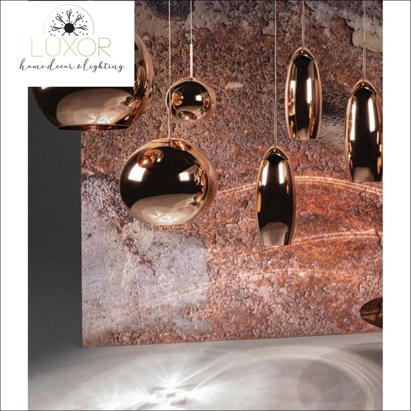 pendant lighting Coppertina Glass Pendants - Luxor Home Decor & Lighting