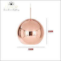 pendant lighting Coppertina Glass Pendants - Luxor Home Decor & Lighting