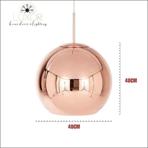 pendant lighting Coppertina Glass Pendants - Luxor Home Decor & Lighting