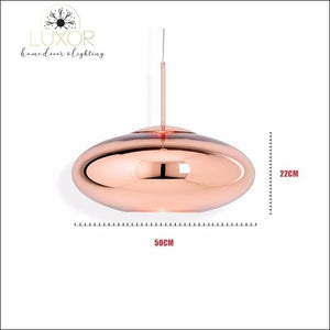 pendant lighting Coppertina Glass Pendants - Luxor Home Decor & Lighting