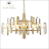 chandeliers Corte Gold Chandelier - Luxor Home Decor & Lighting