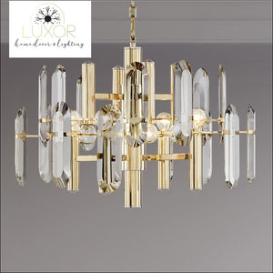 chandeliers Corte Gold Chandelier - Luxor Home Decor & Lighting