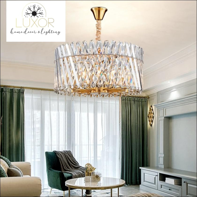 chandeliers Cosette Crystal Chandelier - Luxor Home Decor & Lighting