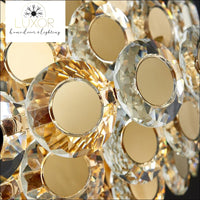 chandeliers Cranston Gold Crystal Chandelier - Luxor Home Decor & Lighting