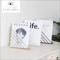 wall decor Creative Nordic Iron Wall Mounted Organization Magazine Holder - Luxor Home Decor & Lighting