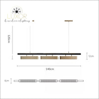 pendant lamp Creed Suspension Lamp - Luxor Home Decor & Lighting