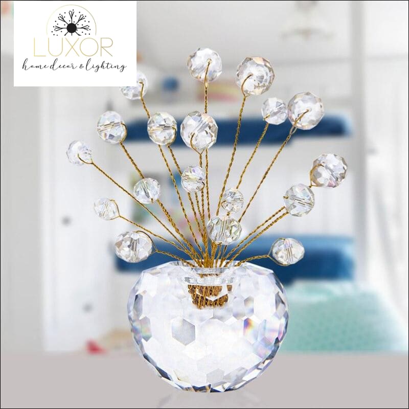 decorative objects Crystal Bonsai Crystal Tree Figurine - Luxor Home Decor & Lighting