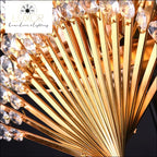 wall lighting Crystal Fan Sconce - Luxor Home Decor & Lighting