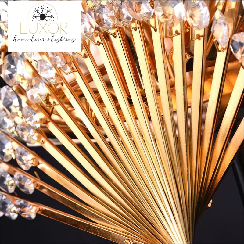 wall lighting Crystal Fan Sconce - Luxor Home Decor & Lighting