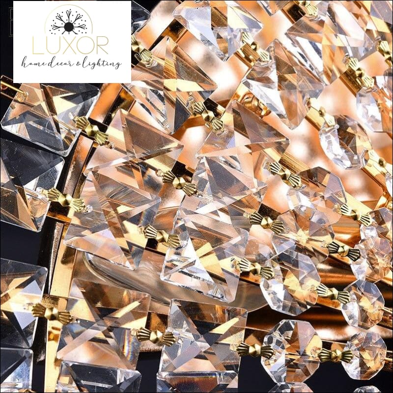 wall lighting Crystal Fan Sconce - Luxor Home Decor & Lighting