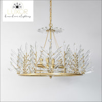 chandeliers Crystal Rinkle Chandelier - Luxor Home Decor & Lighting