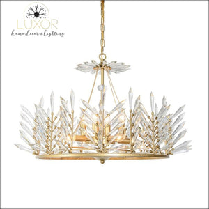 chandeliers Crystal Rinkle Chandelier - Luxor Home Decor & Lighting