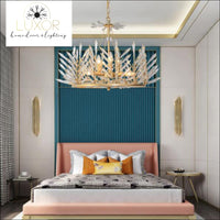 chandeliers Crystal Rinkle Chandelier - Luxor Home Decor & Lighting