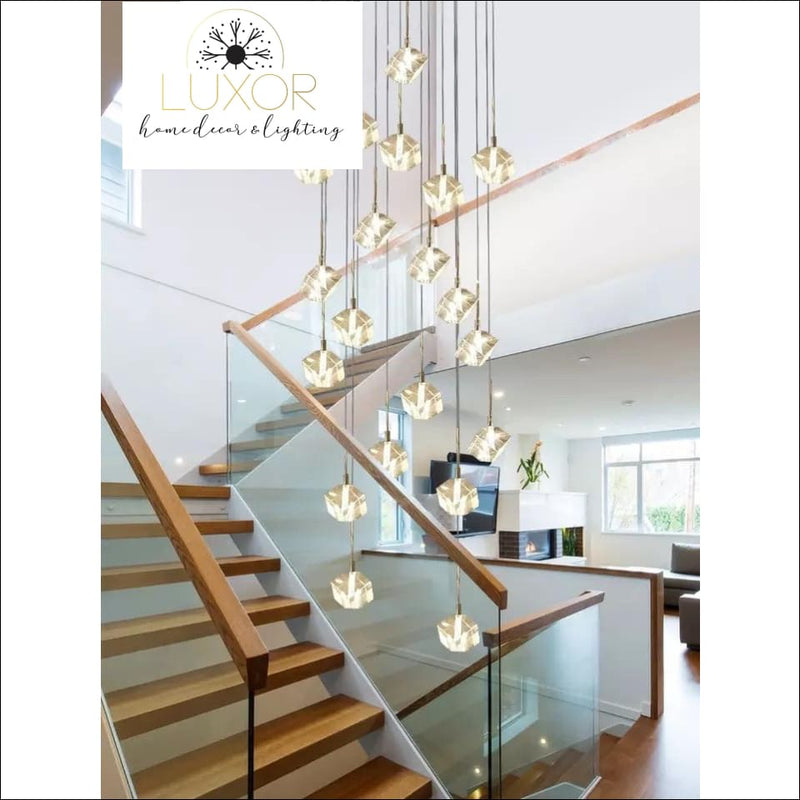 chandeliers Crystal Square Chandelier - Luxor Home Decor & Lighting