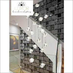 chandeliers Crystal Square Chandelier - Luxor Home Decor & Lighting