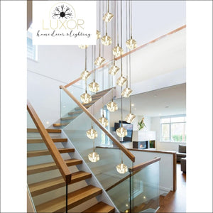 chandeliers Crystal Square Chandelier - Luxor Home Decor & Lighting